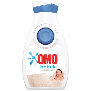 Omo Bebek Parfümsüz Hassas Ciltler İçin Sıvı Deterjan 900 ml