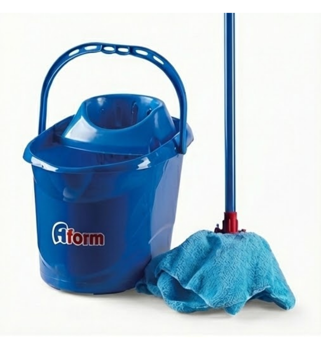 A Form Temizlik Mop Seti Sıkmalı Kova + Mop