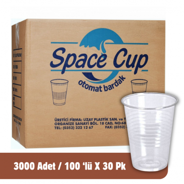 Plastik Bardak 180 cc 100'lü X 30 Paket