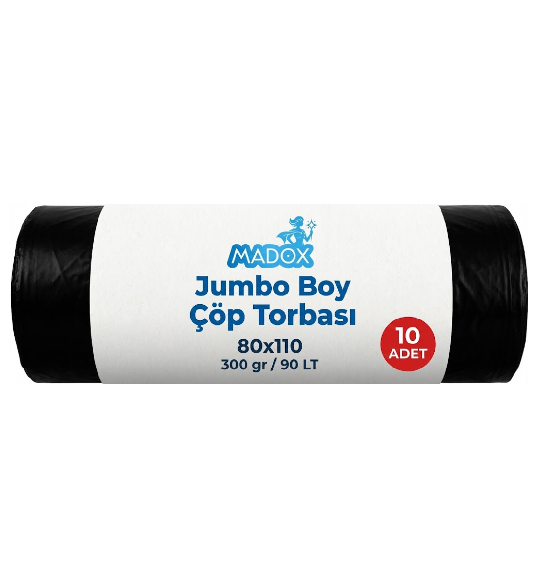 Madox Jumbo Boy Çöp Torbası 300 gr 80x110 10'lu
