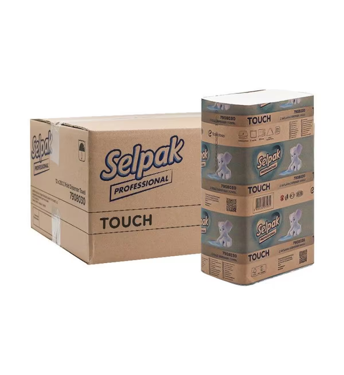 Selpak Professional Touch Z Katlama Havlu 200'lü x 12 Adet Koli