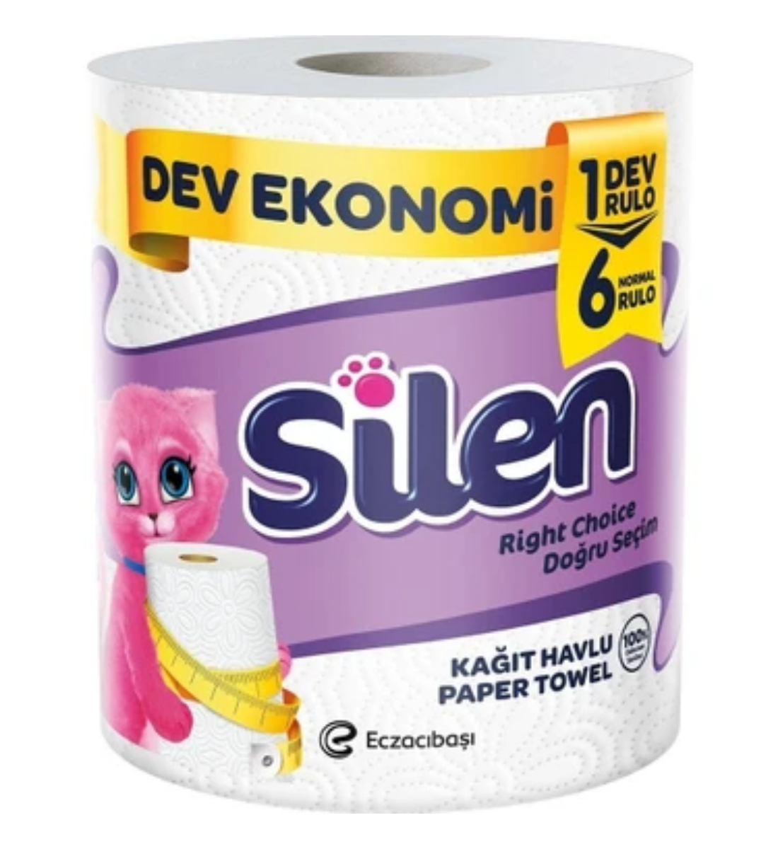 Silen Dev Rulo Kağıt Havlu | 1 Rulo = 6