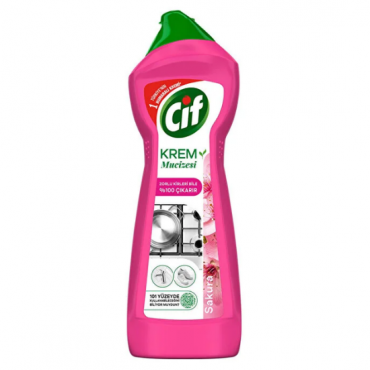 Cif Krem Mucizesi Sakura Parfümlü Yüzey Temizleyici 750 ml