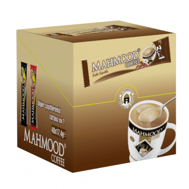 Mahmood Coffee 3'ü 1 Arada Sütlü Köpüklü Hazır Kahve 48 Adet x 17,4 G