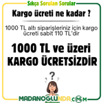 Kargo ücreti ne kadar